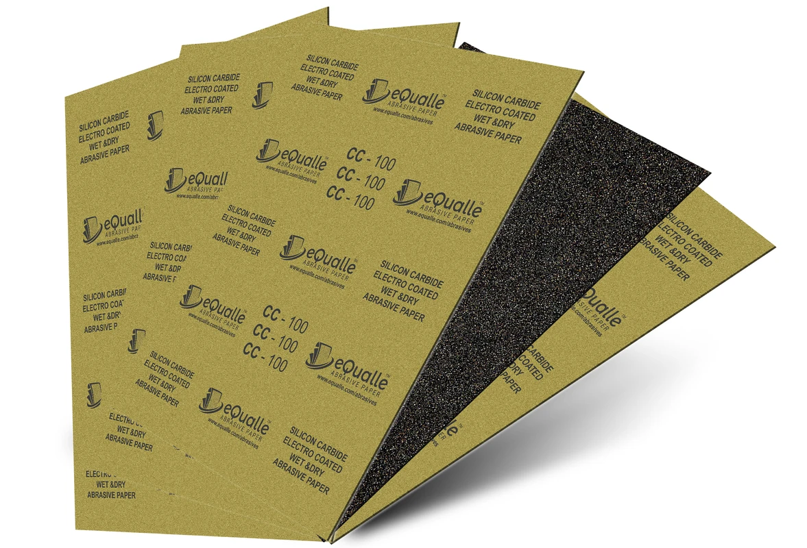 Microscope Scratch Inspection for Abrasive Testing — Sandpaper Sheets