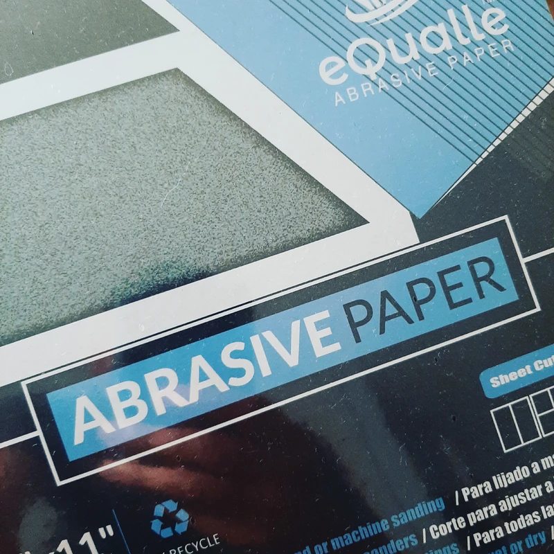 Resin Polishing Without Overheating Edges — Sandpaper Sheets