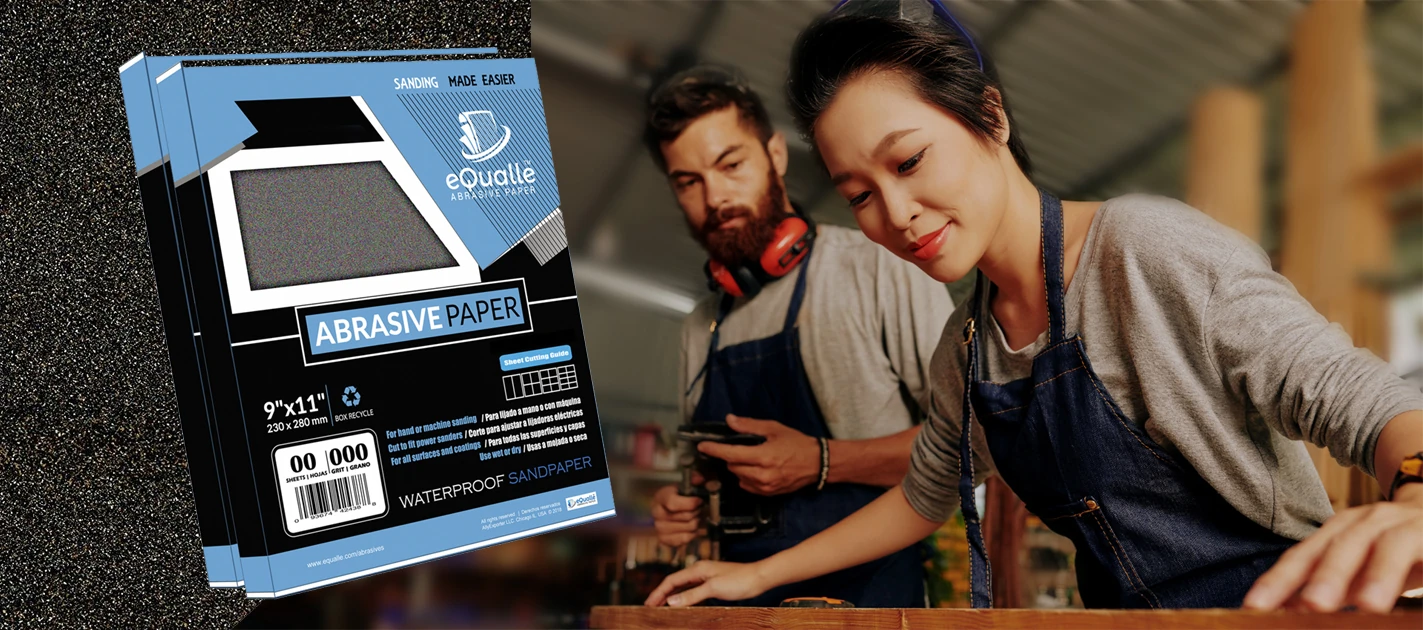 Glass sanding to reduce chipping with light pressure — Sandpaper Sheets