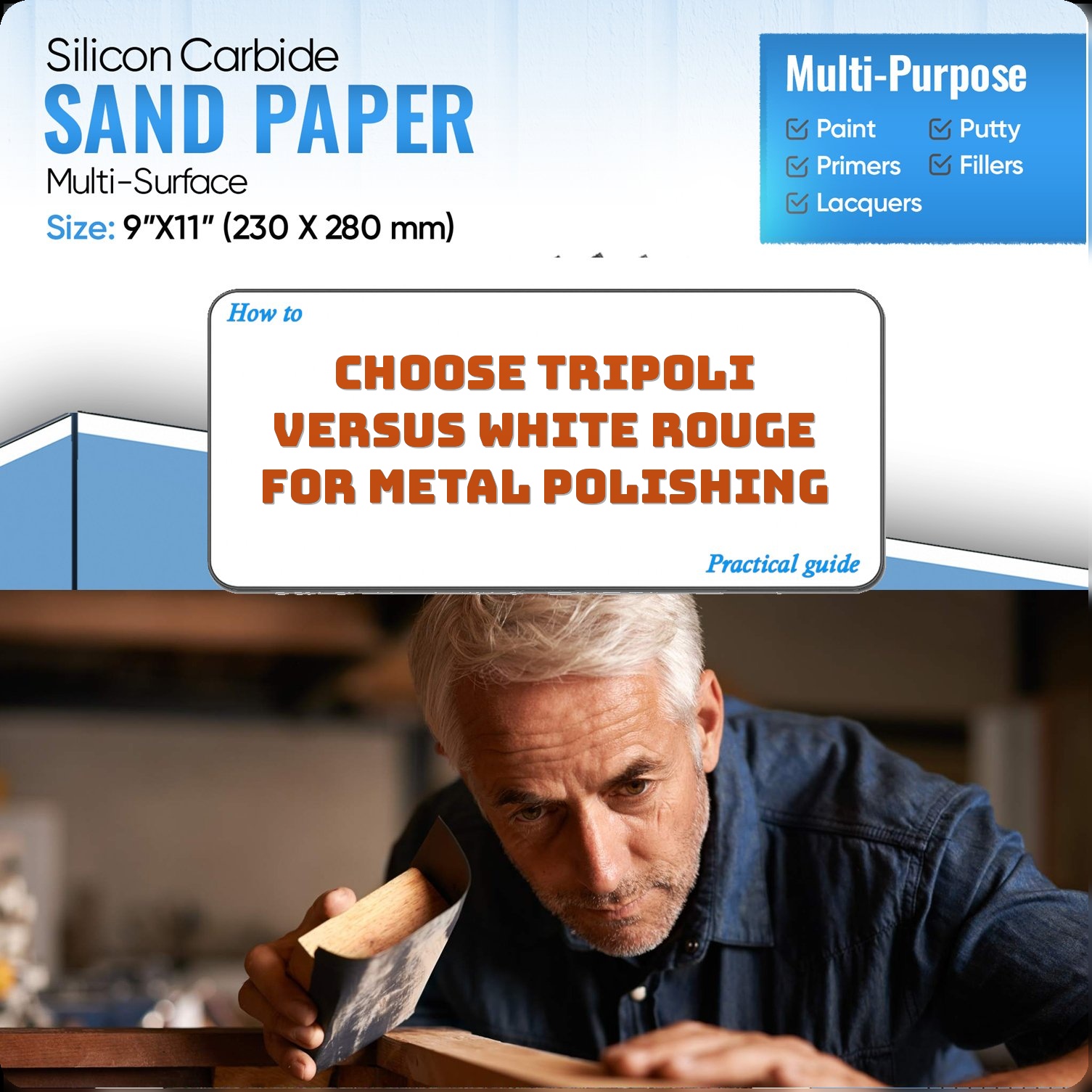 Choose Tripoli Versus White Rouge For Metal Polishing