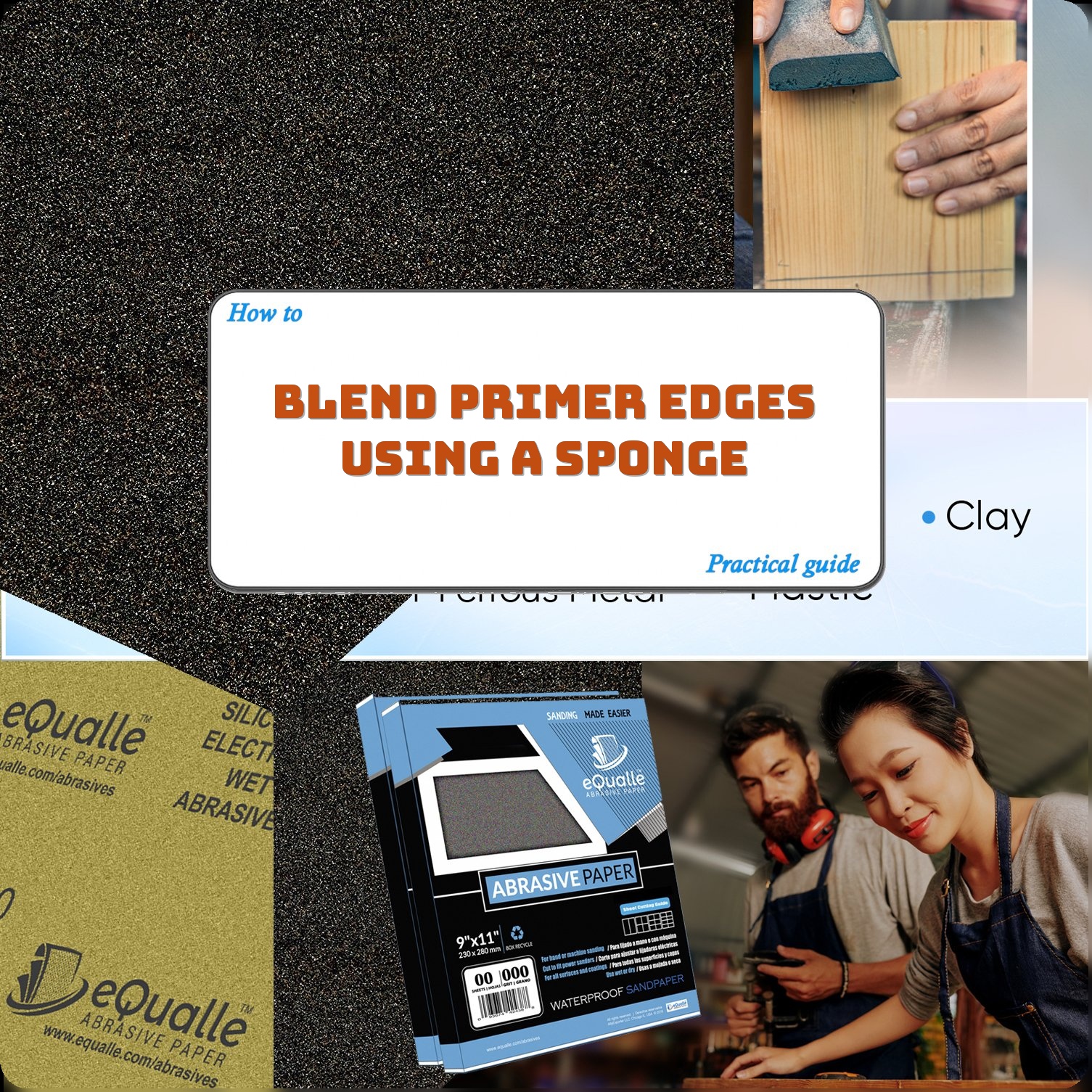 Sponge Edge Blend Primer Edges Using A Sponge