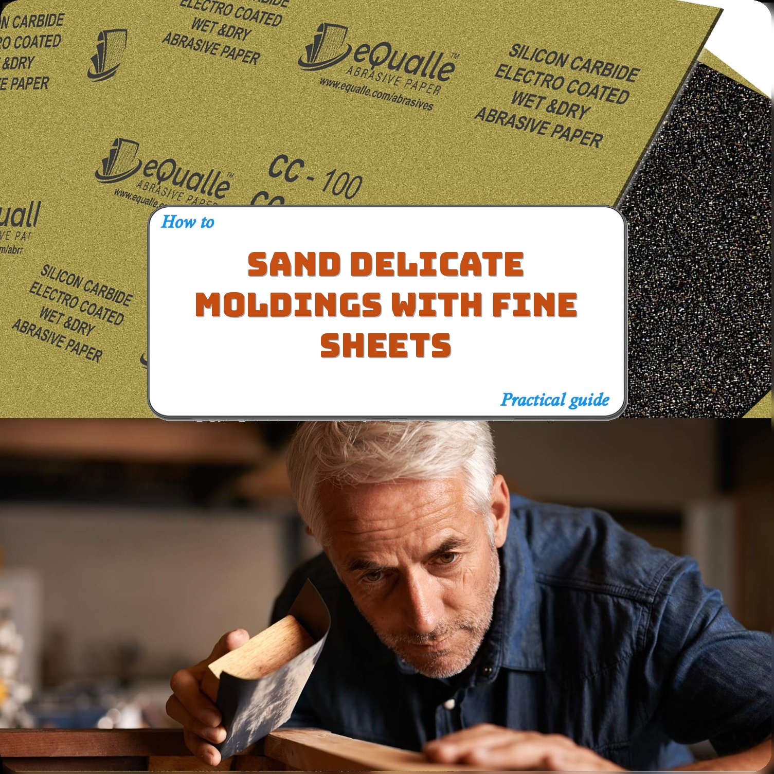 Sand Delicate Moldings With Fine Sheets